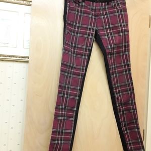 Skull & Bones Purple Plaid Punk Jeans Hot Topic